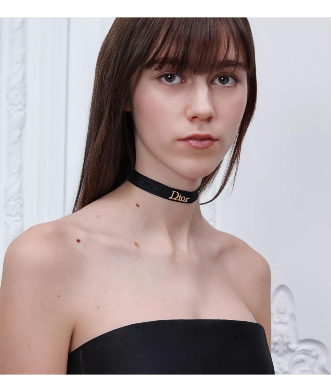 CHRISTIAN DIOR Черный чокер, фото 2