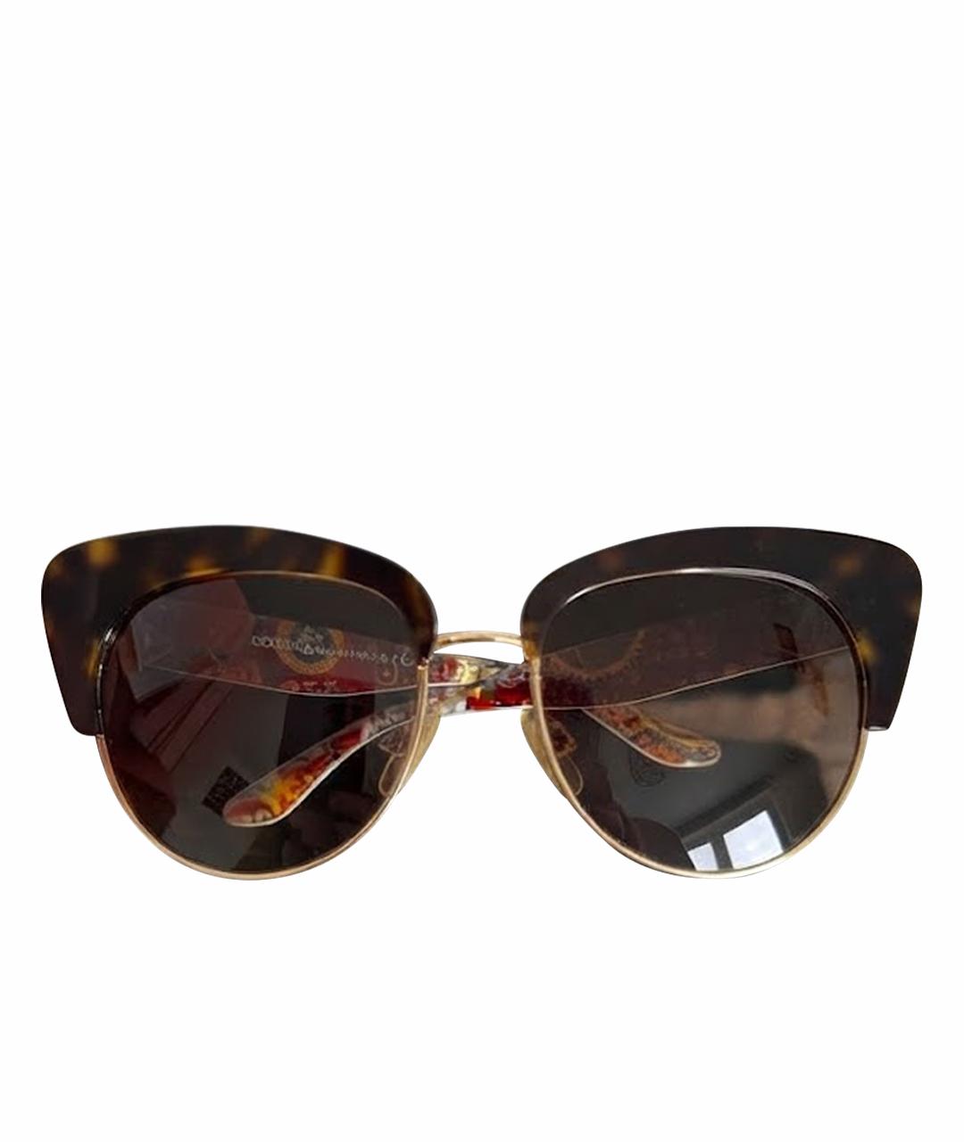 DOLCE&GABBANA Мульти пластиковые солнцезащитные очки, фото 1