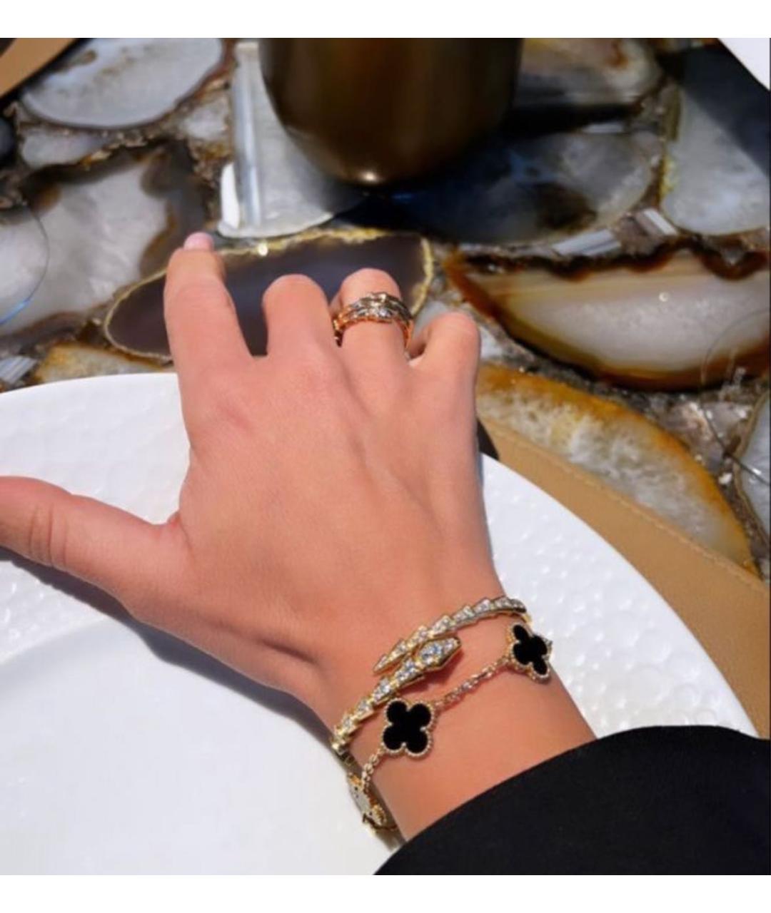 VAN CLEEF & ARPELS Черный браслет из желтого золота, фото 5