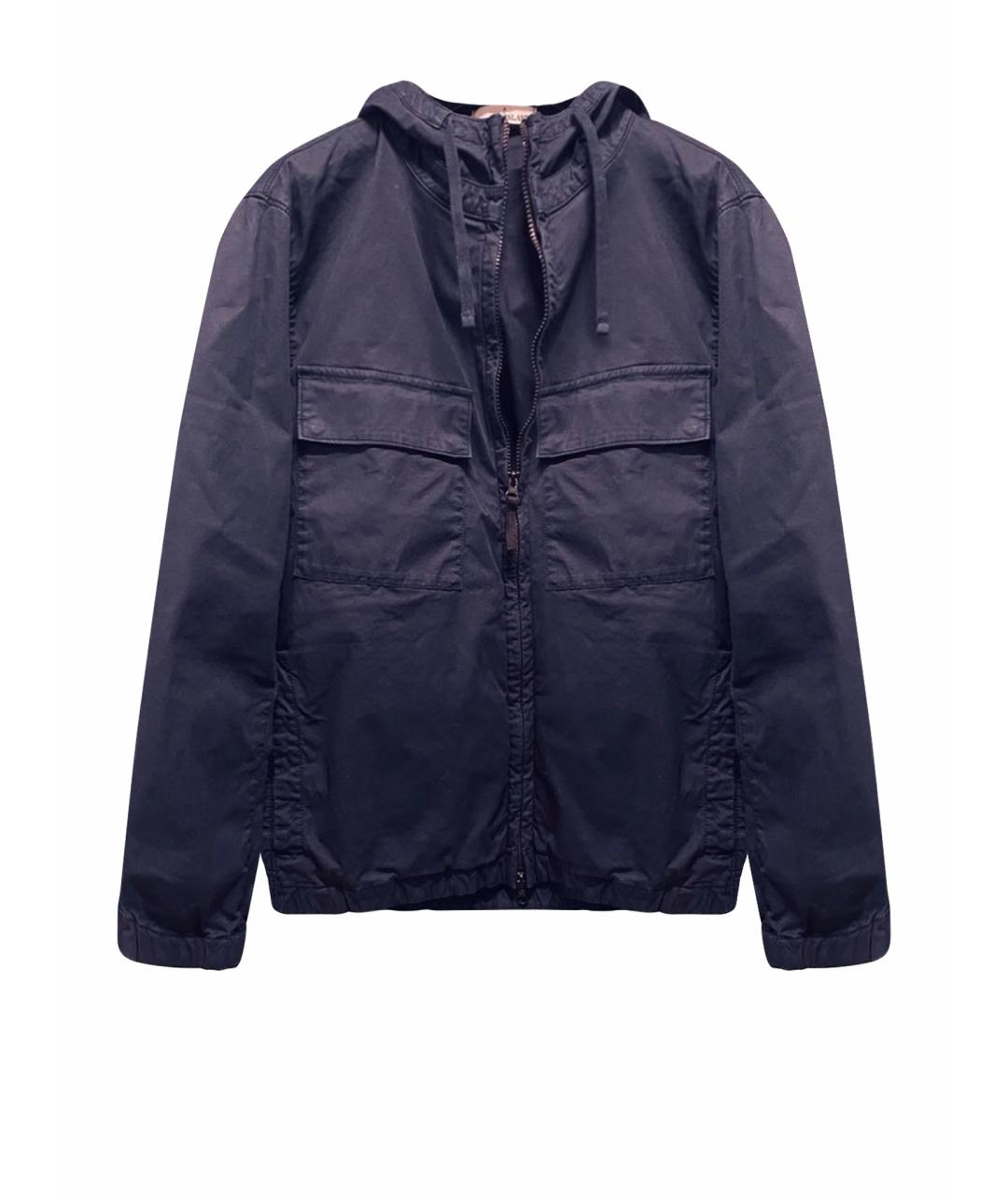 STONE ISLAND Темно-синяя куртка, фото 1