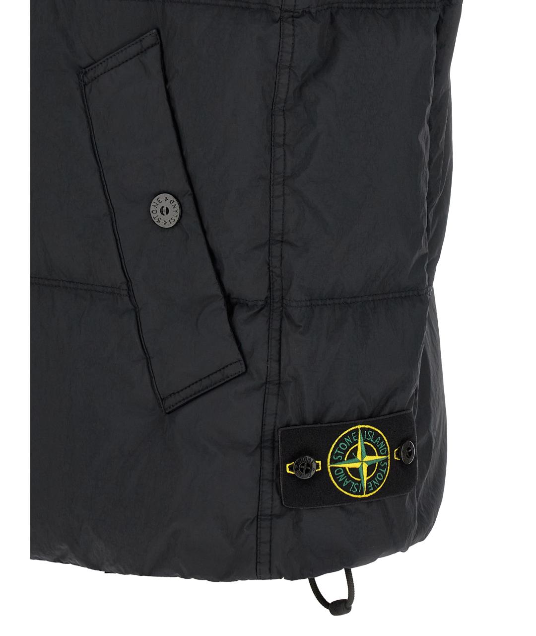 STONE ISLAND Синий полиамидовый жилет, фото 4