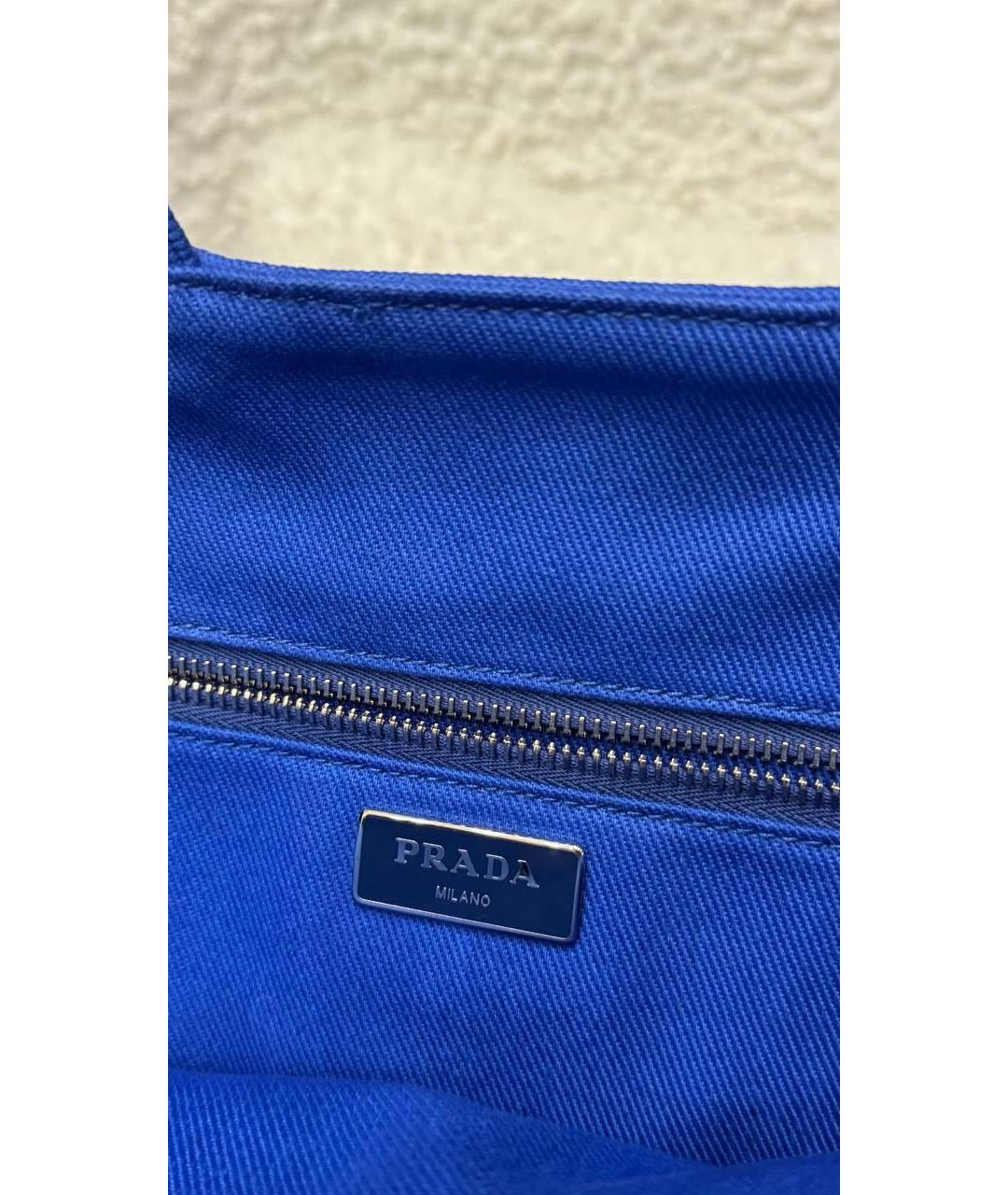 PRADA Синяя сумка тоут, фото 2