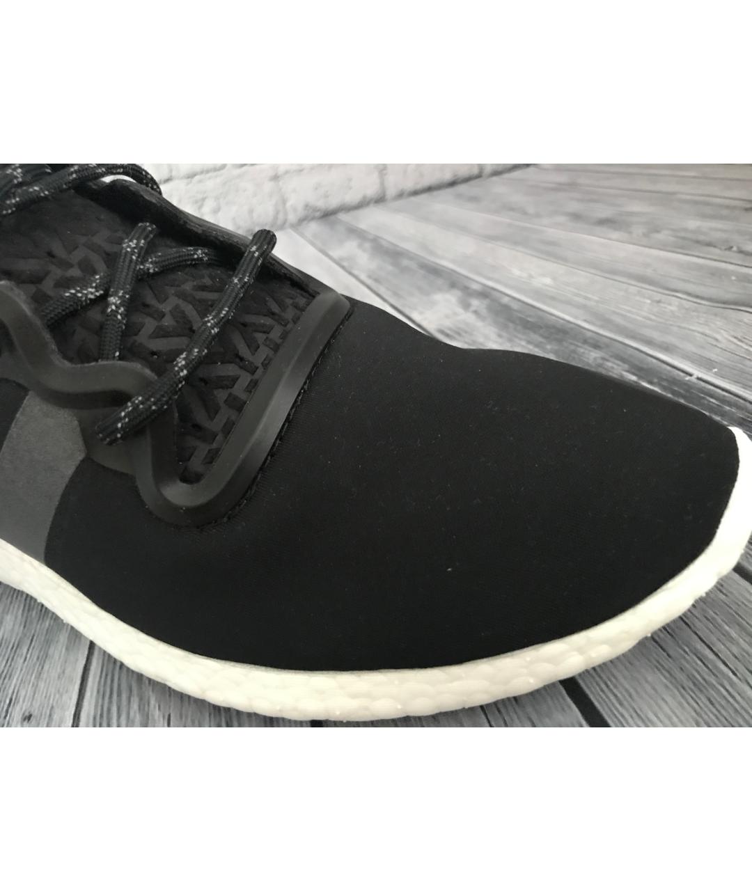 Y-3 Черные низкие кроссовки / кеды, фото 4