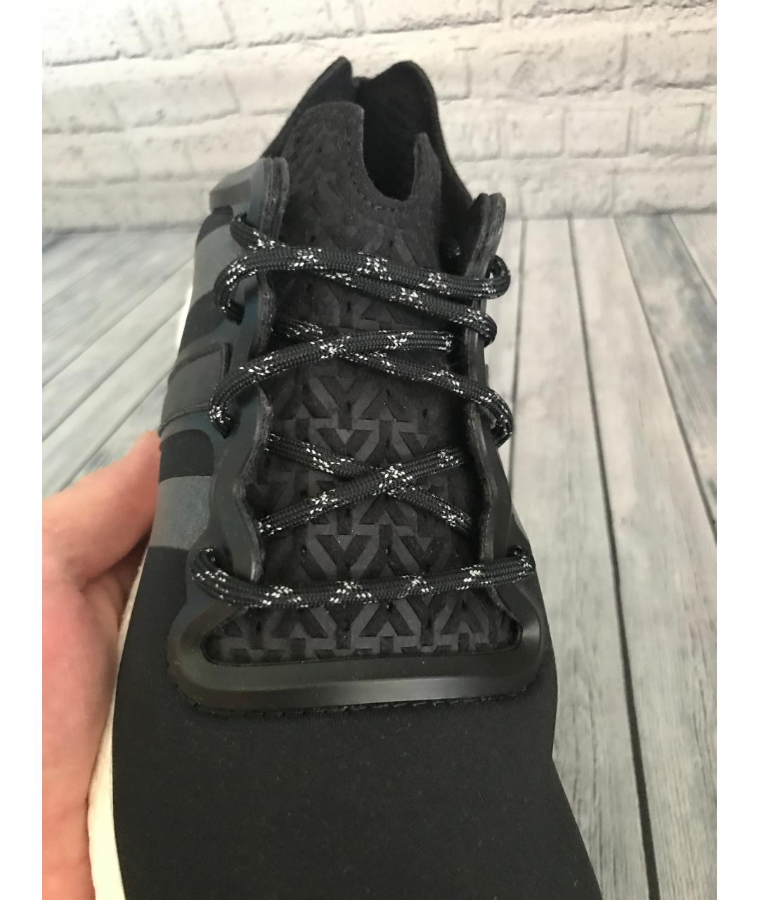 Y-3 Черные низкие кроссовки / кеды, фото 6