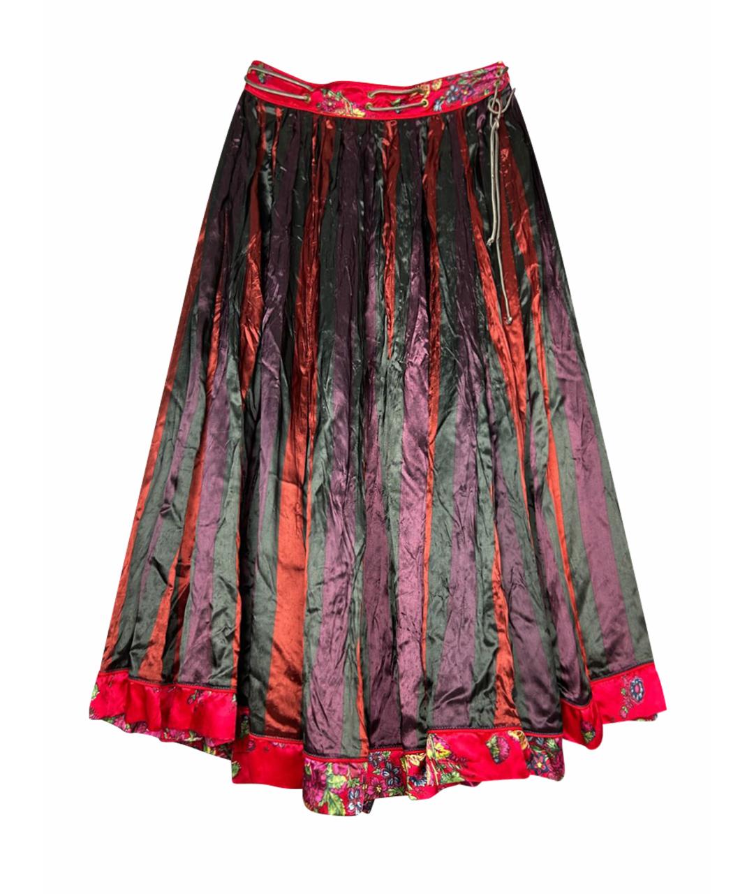 JEAN PAUL GAULTIER Мульти вискозная юбка макси, фото 1