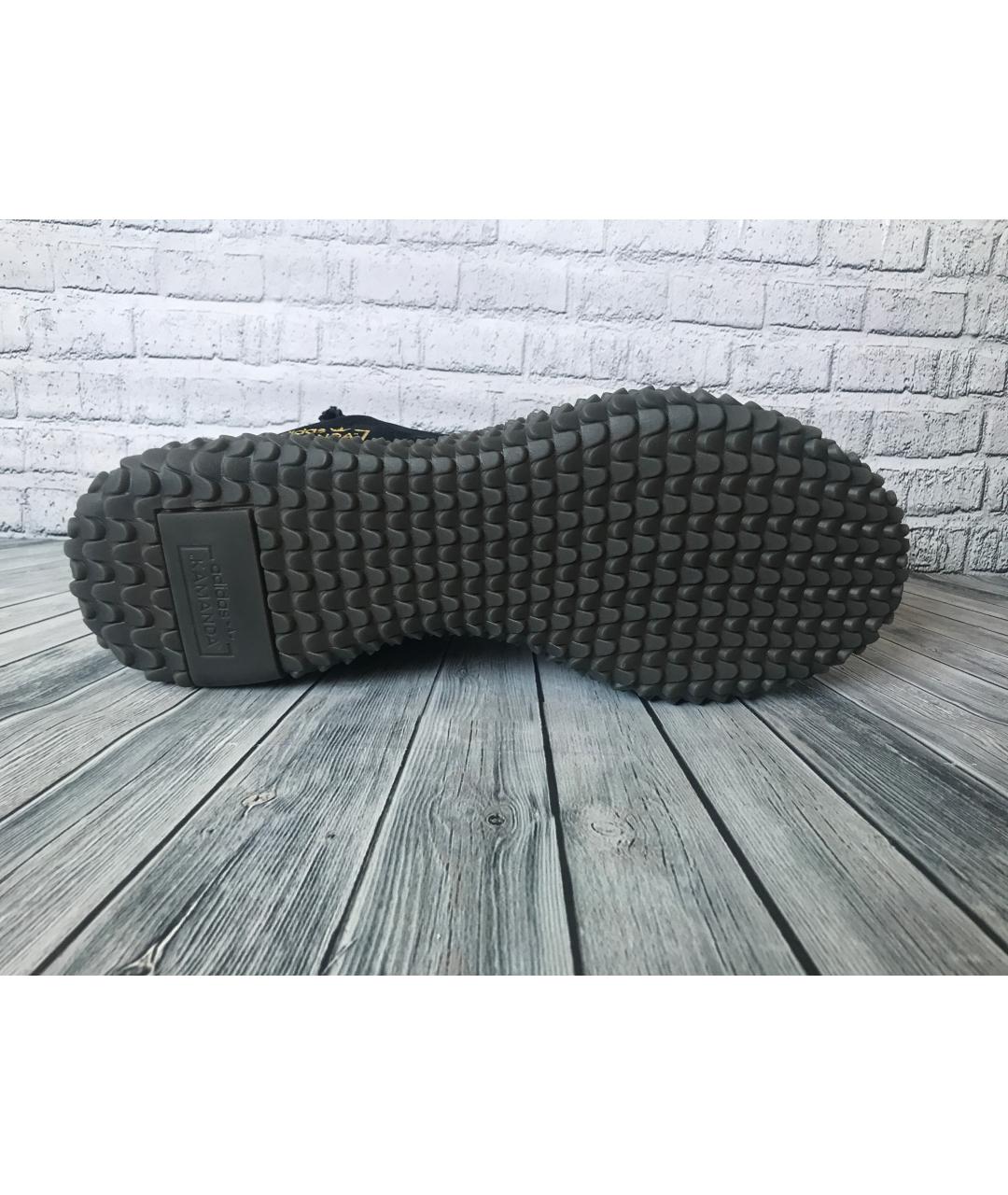 ADIDAS Черные замшевые низкие кроссовки / кеды, фото 5