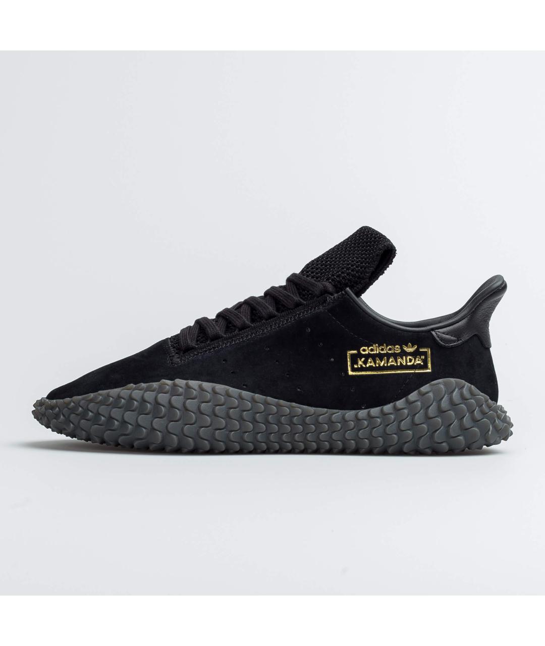 ADIDAS Черные замшевые низкие кроссовки / кеды, фото 7