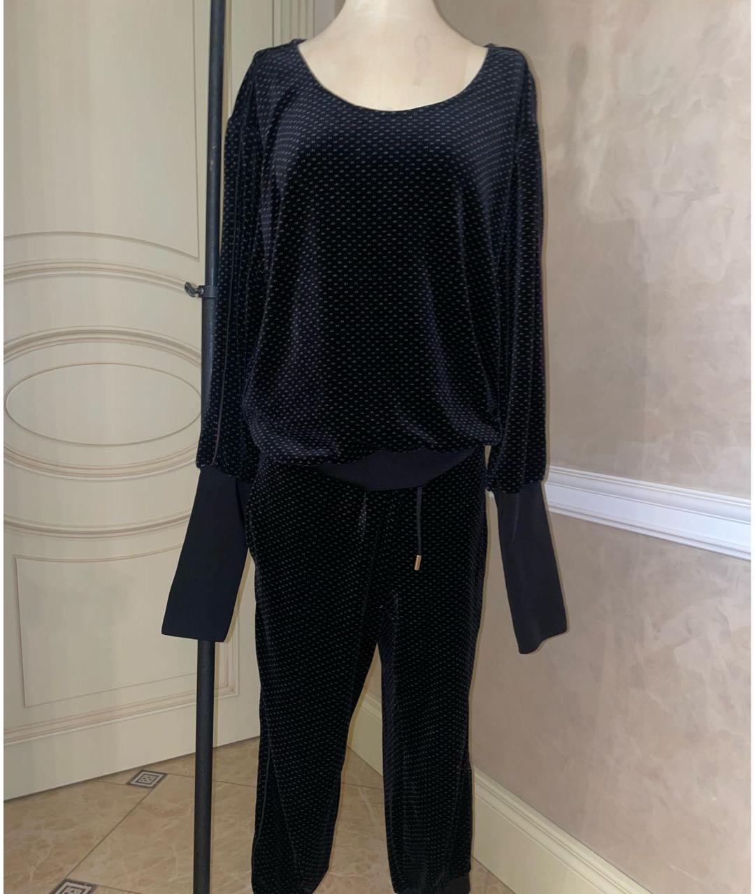 SONIA RYKIEL Черный вискозный костюм с брюками, фото 3