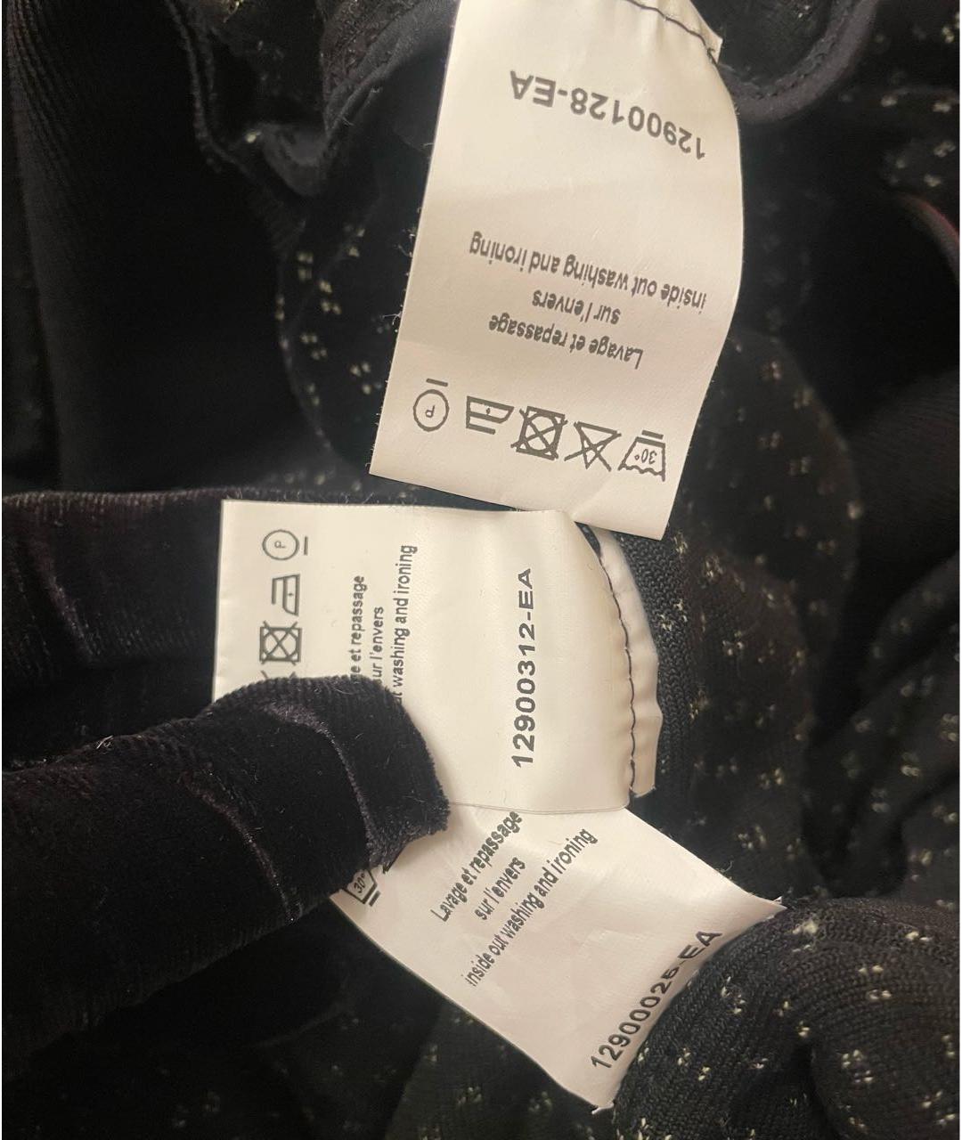 SONIA RYKIEL Черный вискозный костюм с брюками, фото 7