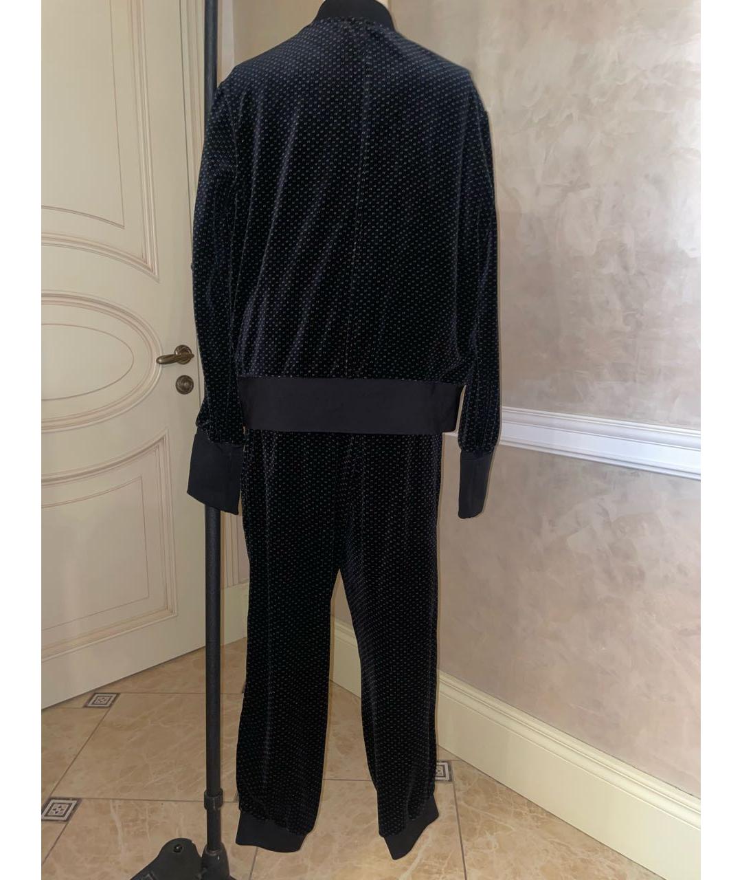 SONIA RYKIEL Черный вискозный костюм с брюками, фото 2