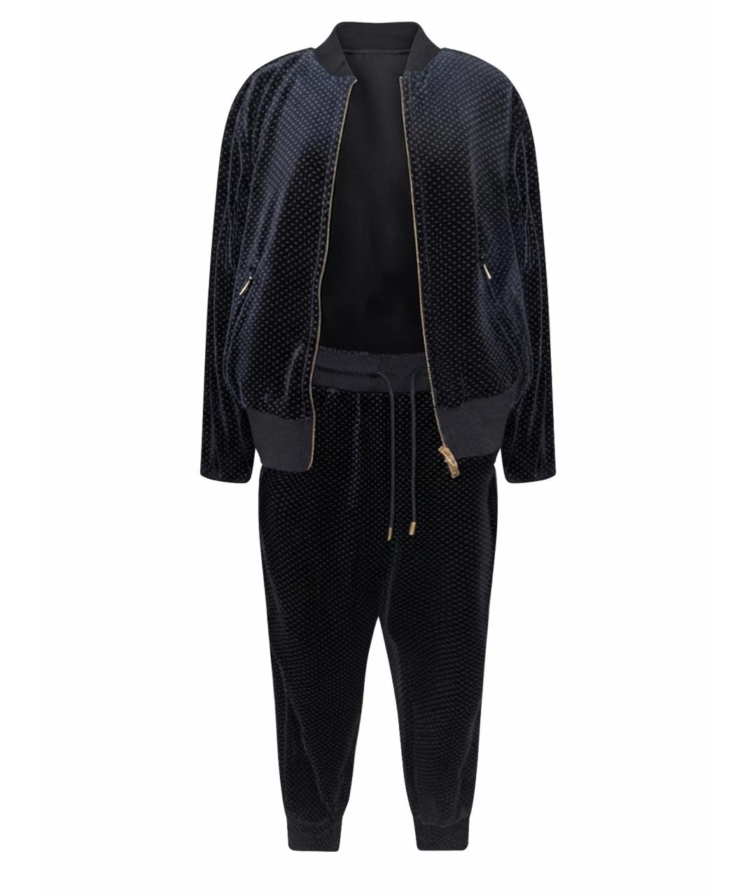 SONIA RYKIEL Черный вискозный костюм с брюками, фото 1