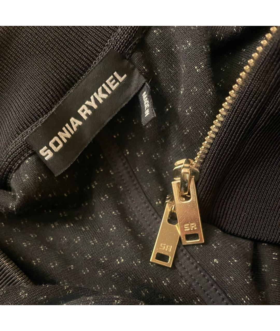 SONIA RYKIEL Черный вискозный костюм с брюками, фото 5