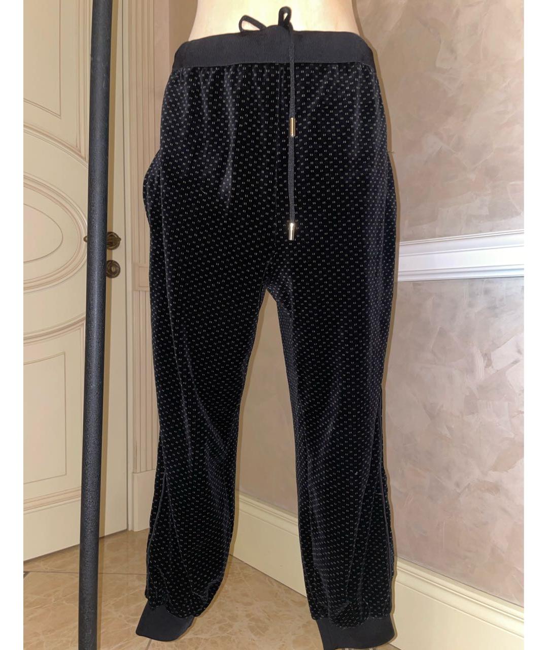 SONIA RYKIEL Черный вискозный костюм с брюками, фото 4