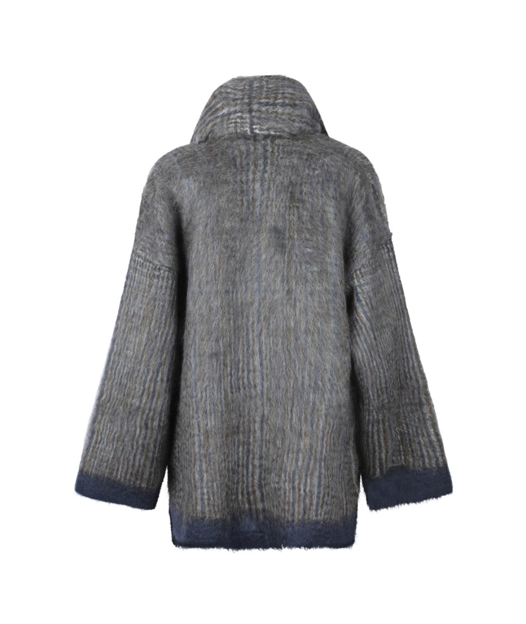 BRUNELLO CUCINELLI Мульти шерстяное пальто, фото 4
