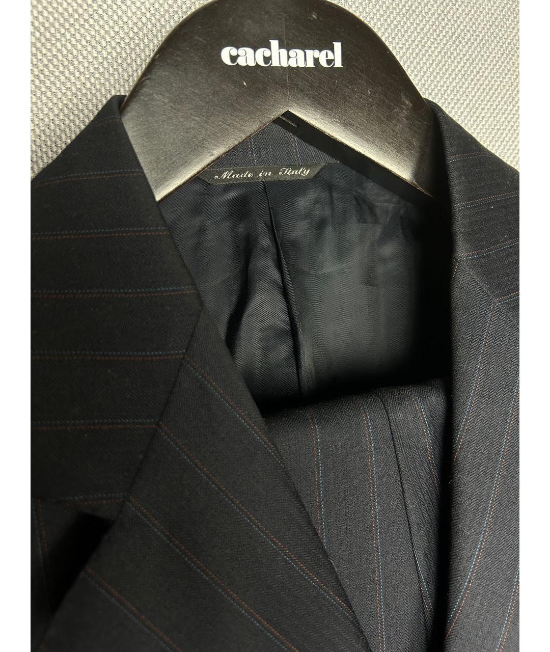 CANALI Темно-синий классический костюм, фото 4