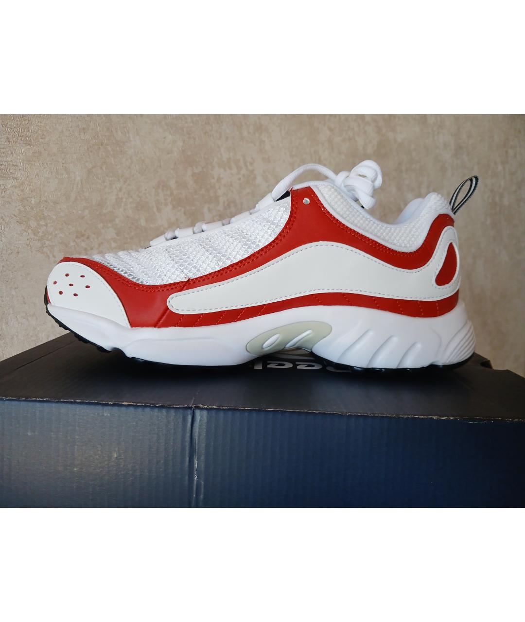 REEBOK Бежевые низкие кроссовки / кеды из искусственной кожи, фото 4