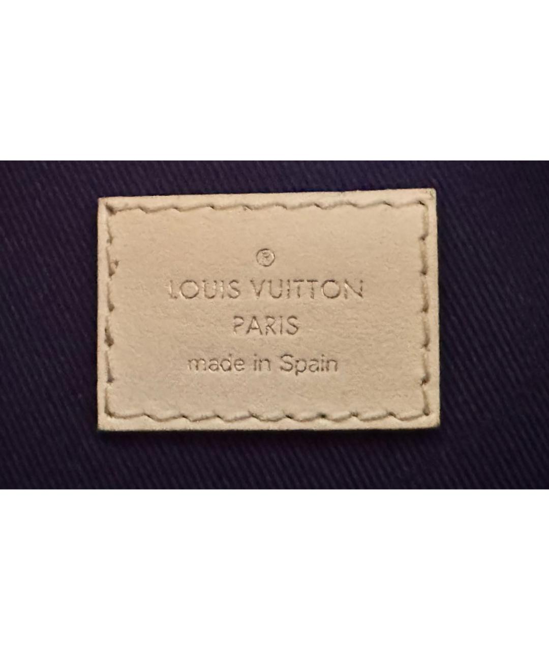 LOUIS VUITTON Белая канва поясная сумка, фото 4
