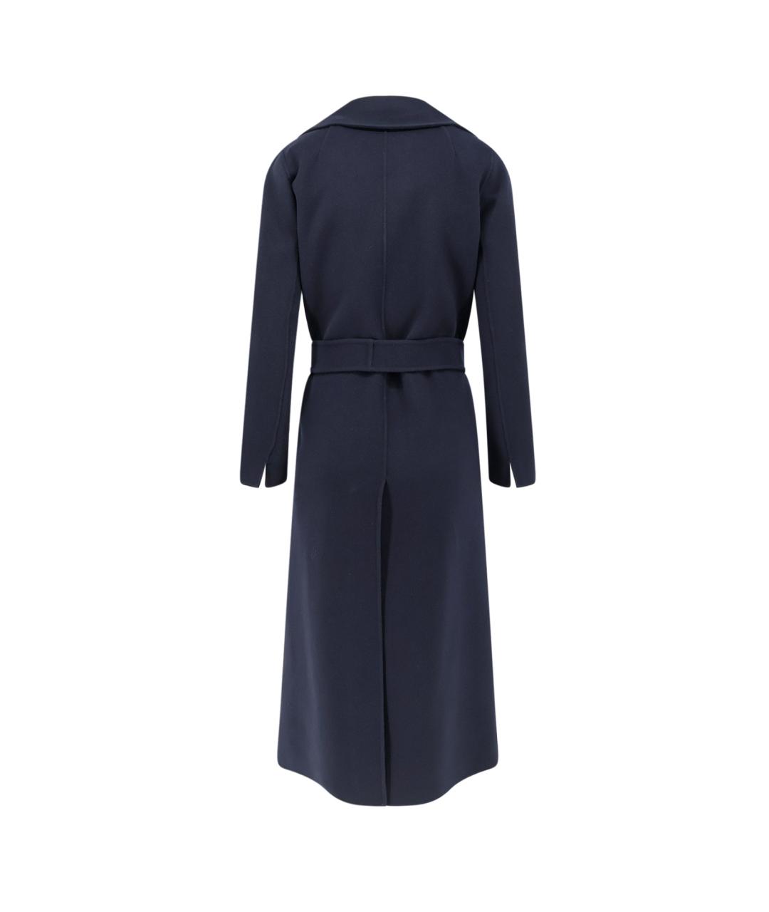 'S MAX MARA Синее шерстяное пальто, фото 2