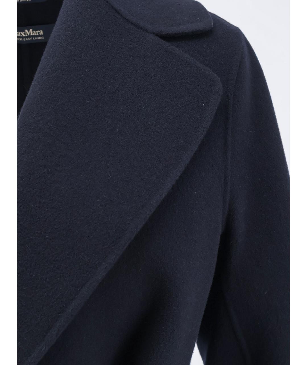 'S MAX MARA Синее шерстяное пальто, фото 3