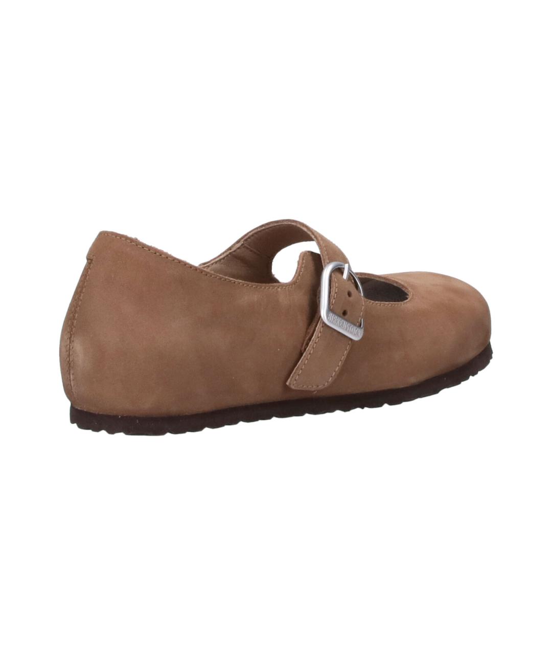 BIRKENSTOCK Коричневые замшевые балетки, фото 4