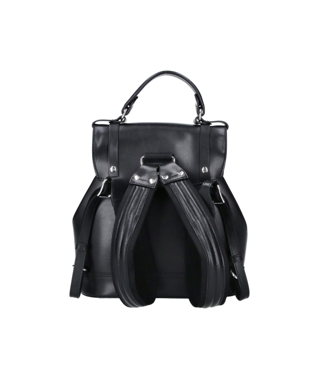VIVIENNE WESTWOOD Черный кожаный рюкзак, фото 3