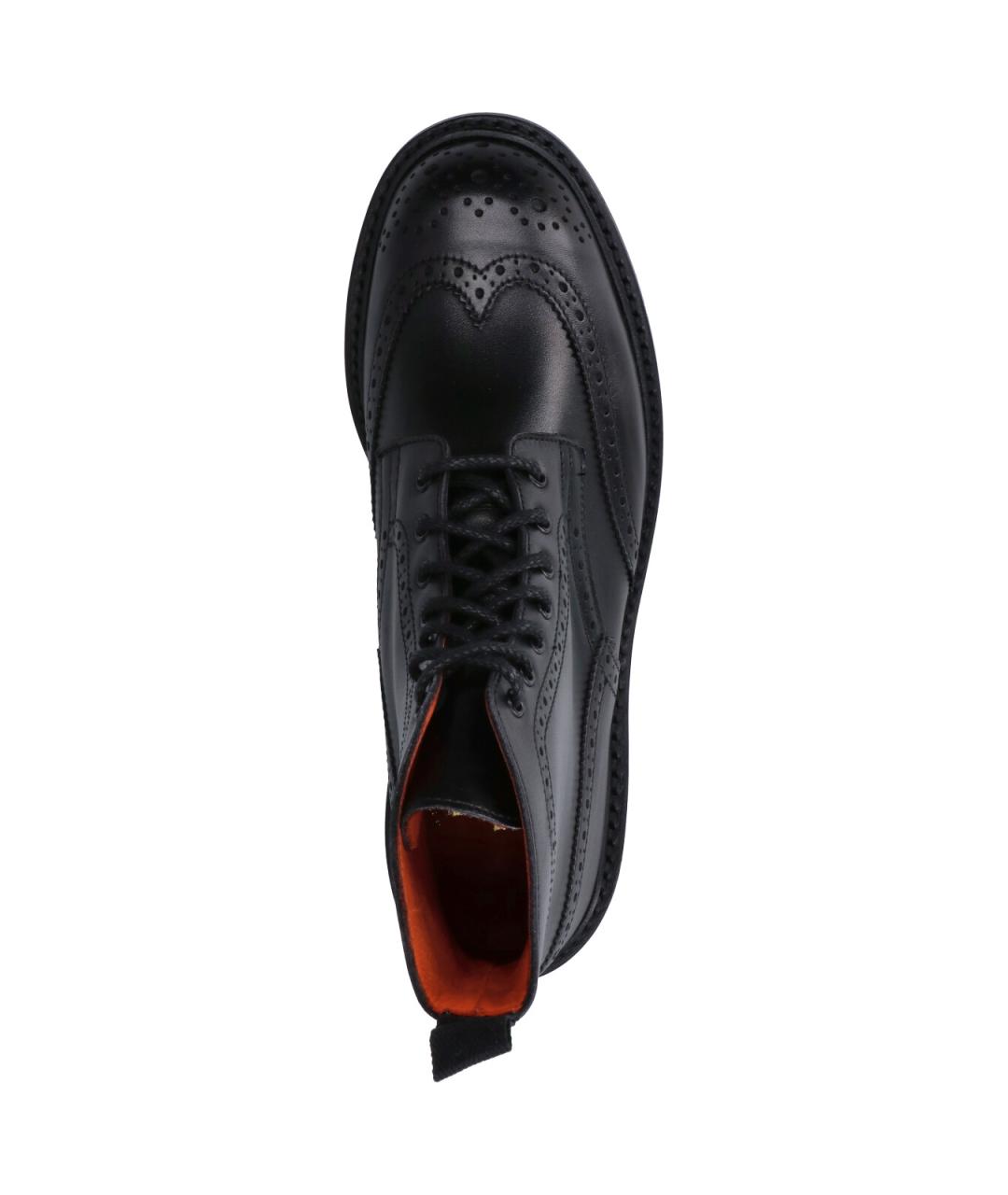 TRICKER'S Черные кожаные ботинки, фото 5