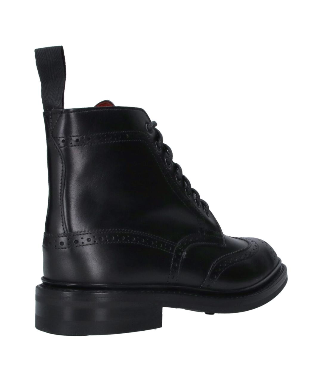 TRICKER'S Черные кожаные ботинки, фото 4