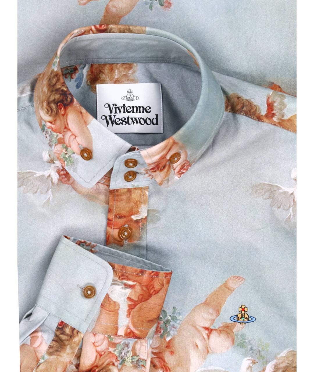 VIVIENNE WESTWOOD Мульти хлопковая кэжуал рубашка, фото 3
