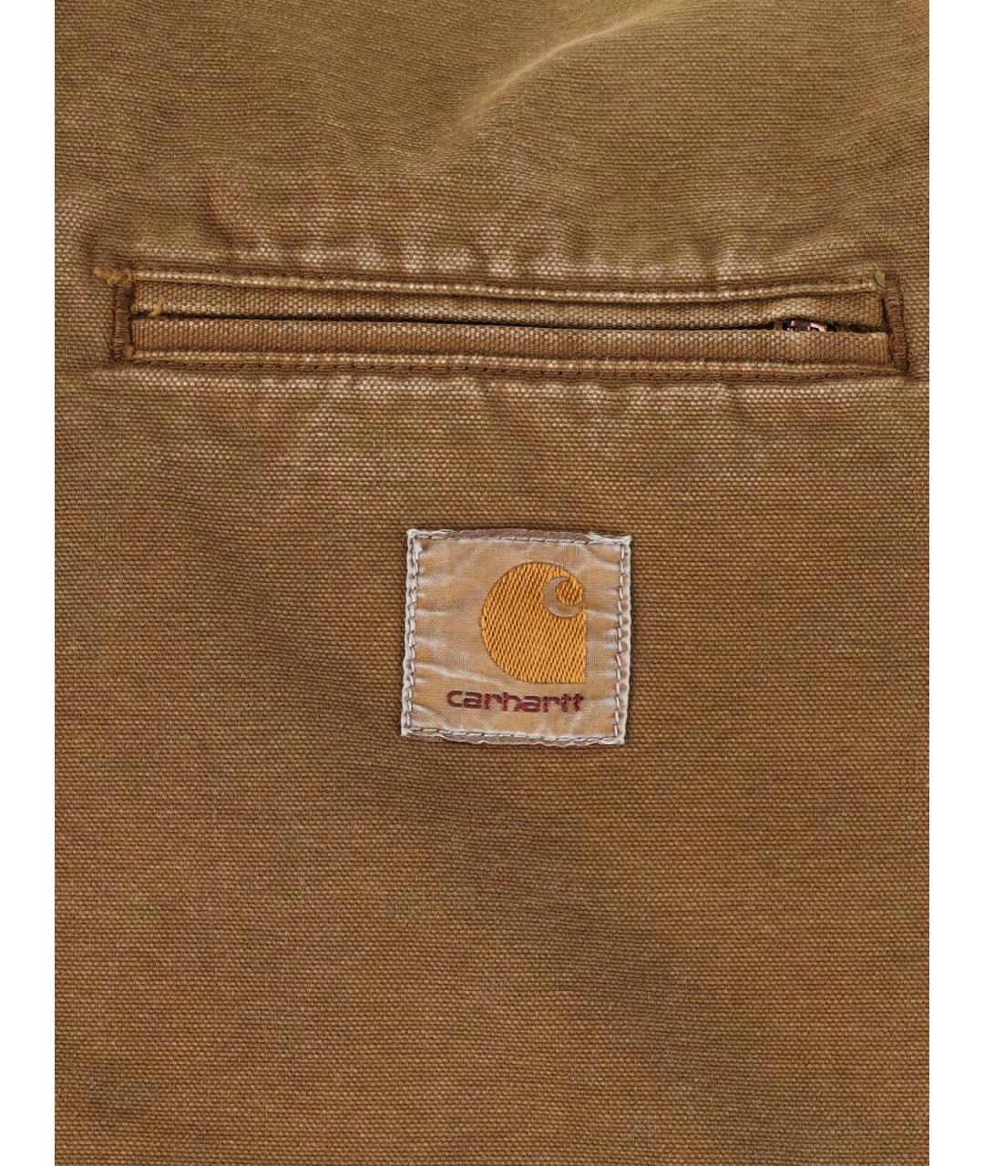CARHARTT WIP Коричневая хлопковая куртка, фото 5