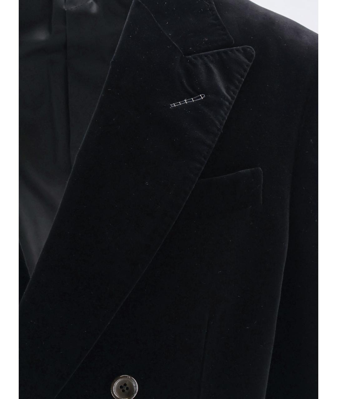 TOM FORD Черный хлопковый пиджак, фото 3