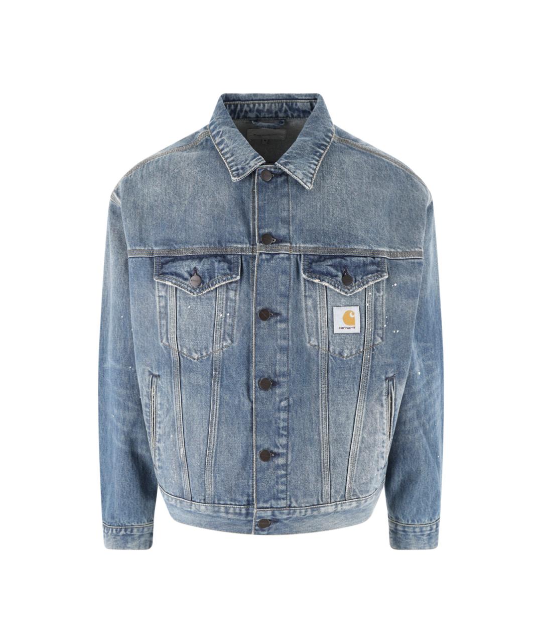 CARHARTT WIP Синяя хлопковая куртка, фото 1