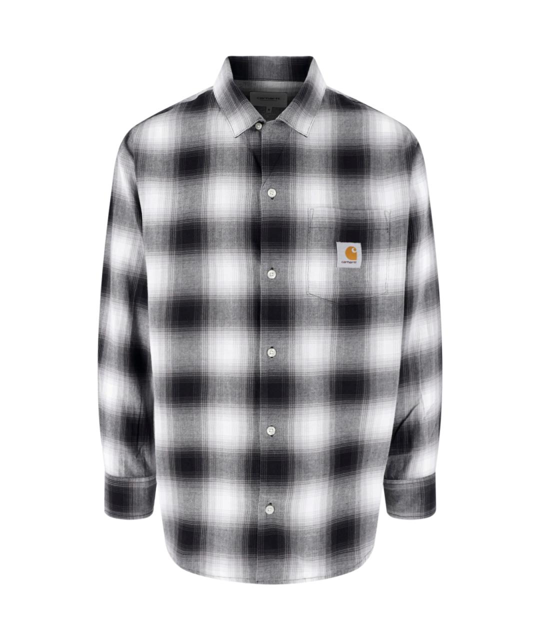 CARHARTT WIP Черная хлопковая кэжуал рубашка, фото 1
