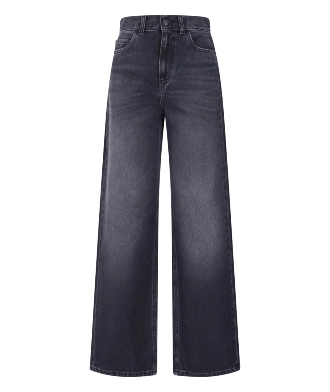 CARHARTT WIP Черные хлопковые прямые джинсы, фото 1
