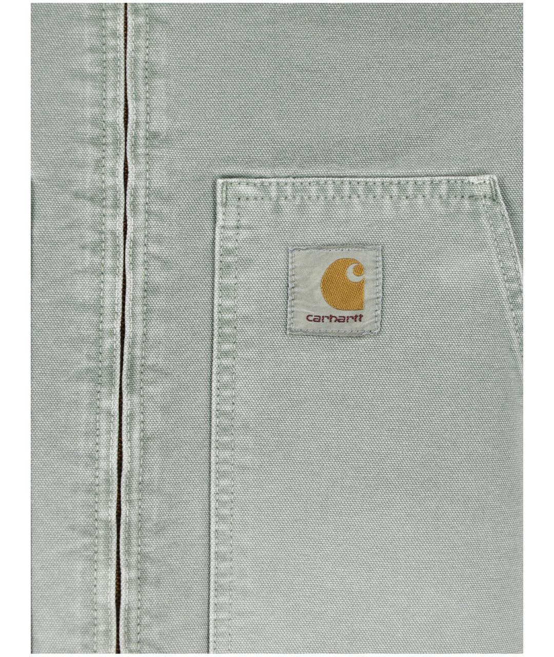 CARHARTT WIP Зеленая хлопковая куртка, фото 4