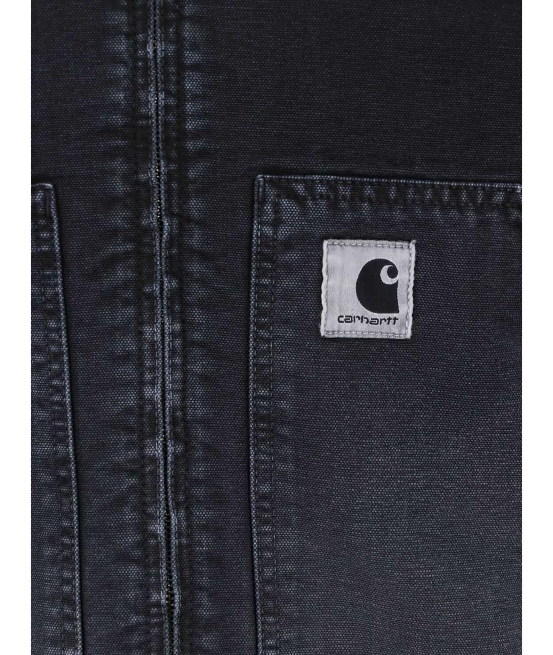 CARHARTT WIP Черная хлопковая куртка, фото 4