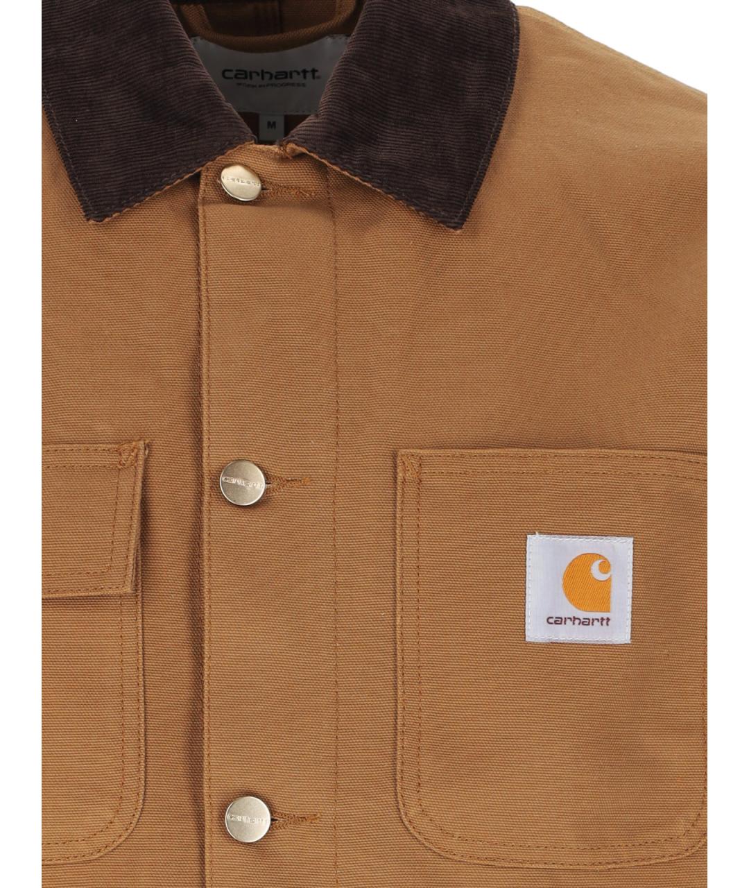 CARHARTT WIP Коричневая хлопковая куртка, фото 3