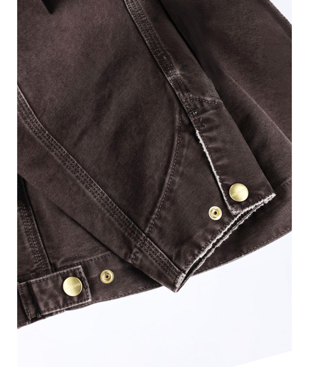 CARHARTT WIP Коричневая хлопковая куртка, фото 5
