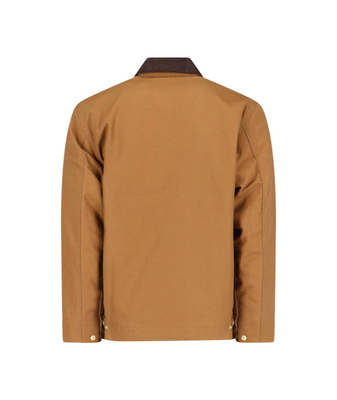 CARHARTT WIP Коричневая хлопковая куртка, фото 2