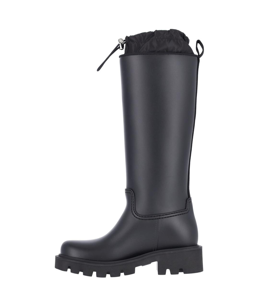 MONCLER Черные синтетические сапоги, фото 3