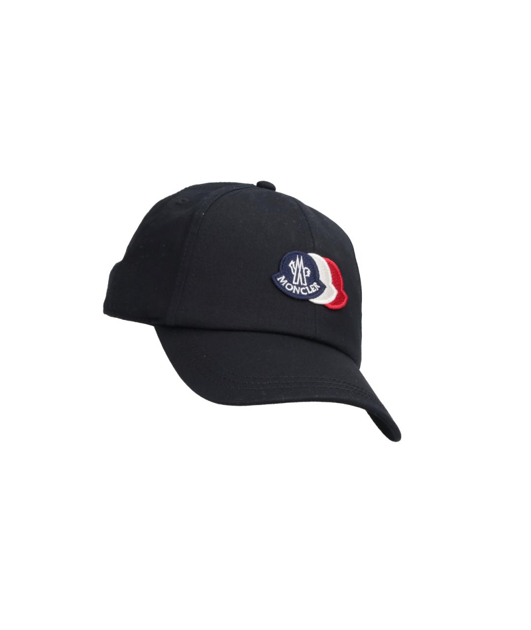 MONCLER Черная хлопковая кепка/бейсболка, фото 3