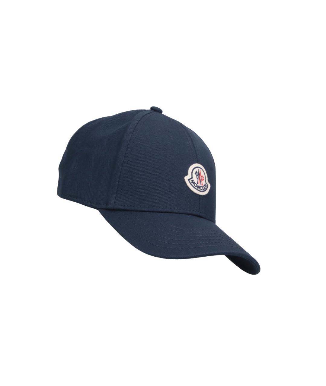 MONCLER Синяя хлопковая кепка/бейсболка, фото 3