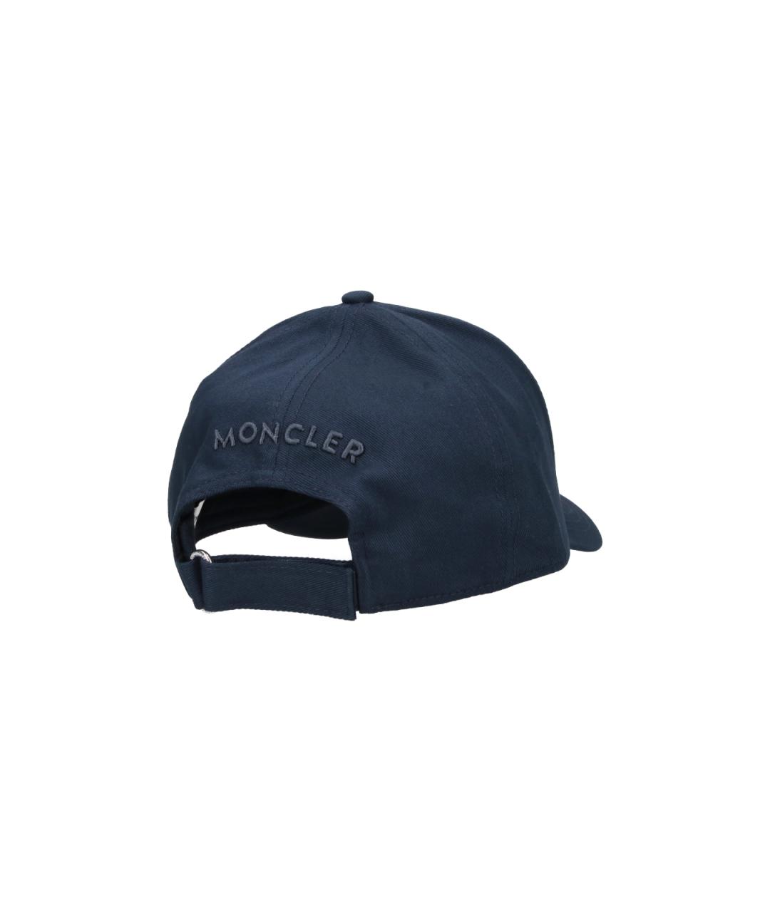 MONCLER Синяя хлопковая кепка/бейсболка, фото 2