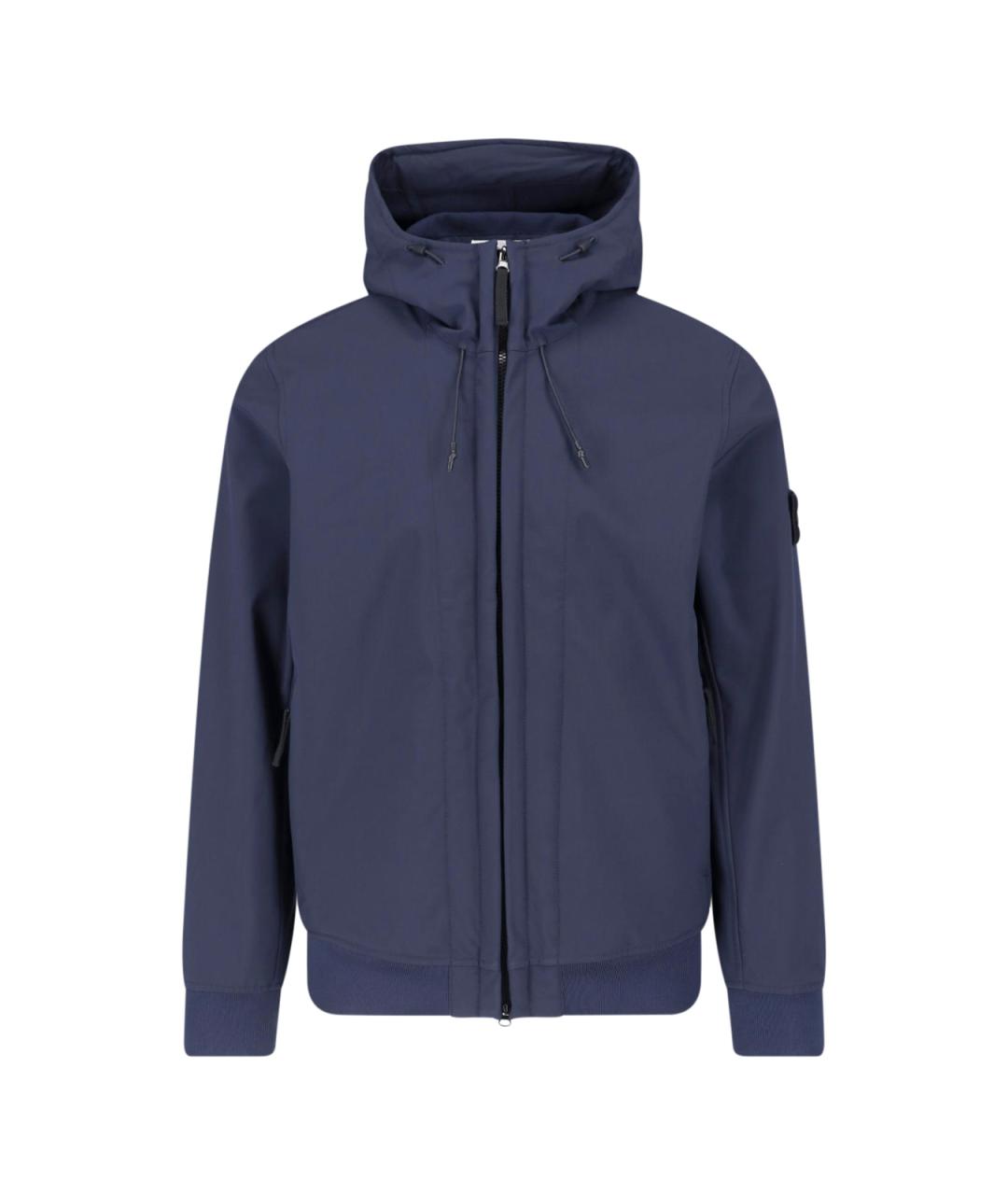 STONE ISLAND Синяя полиэстеровая куртка, фото 1
