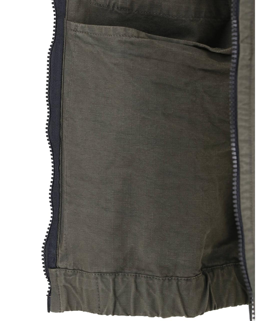 STONE ISLAND Серая хлопковая куртка, фото 5