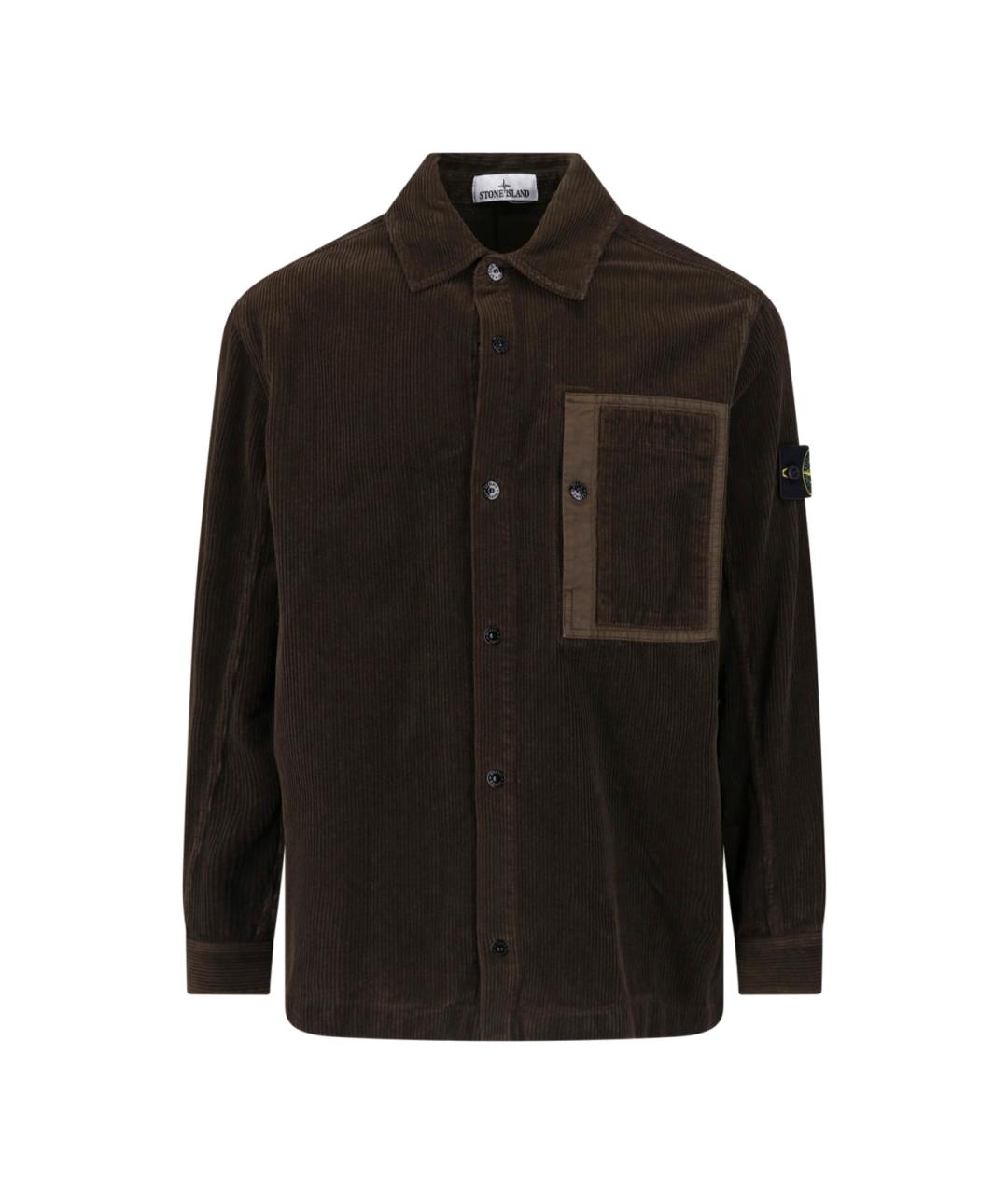 STONE ISLAND Хлопковая кэжуал рубашка, фото 1