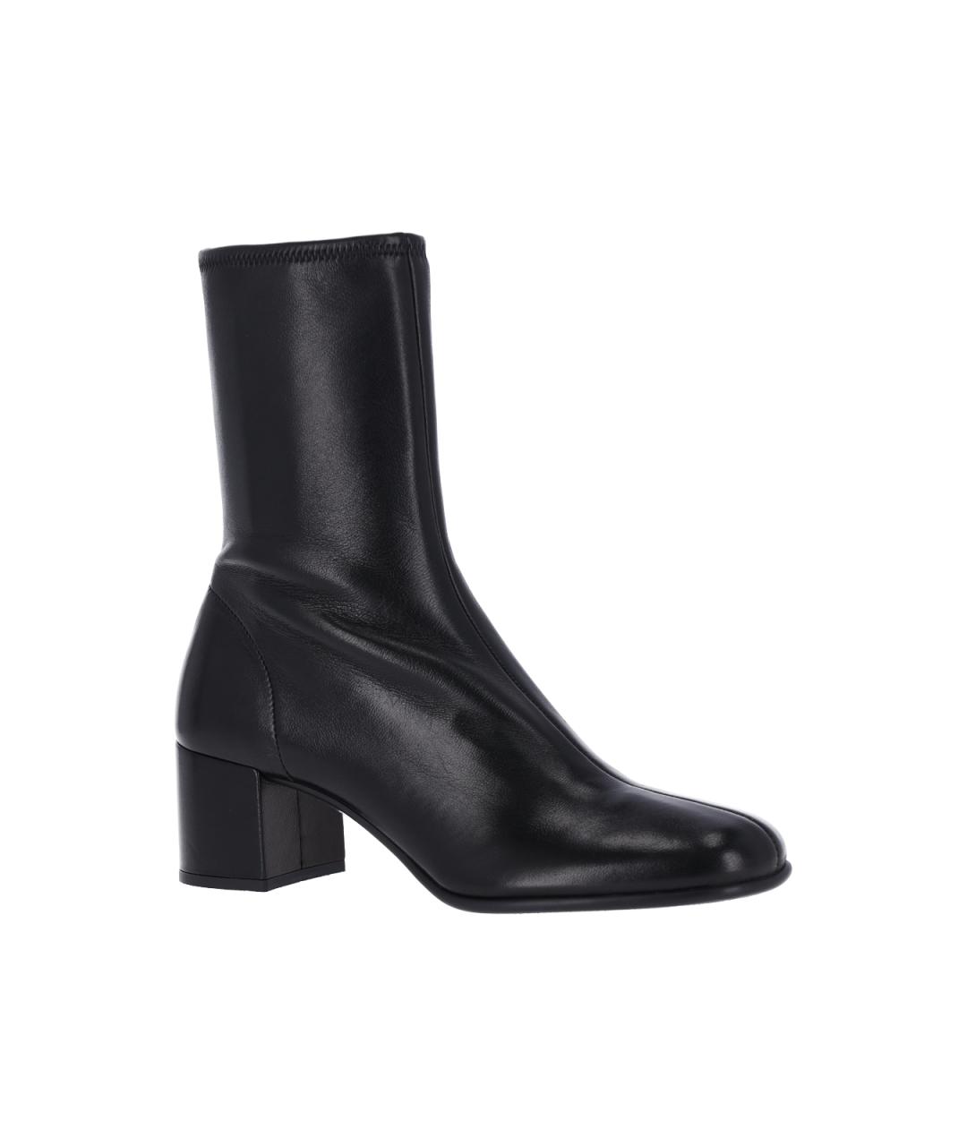 PRADA Черные кожаные сапоги, фото 2