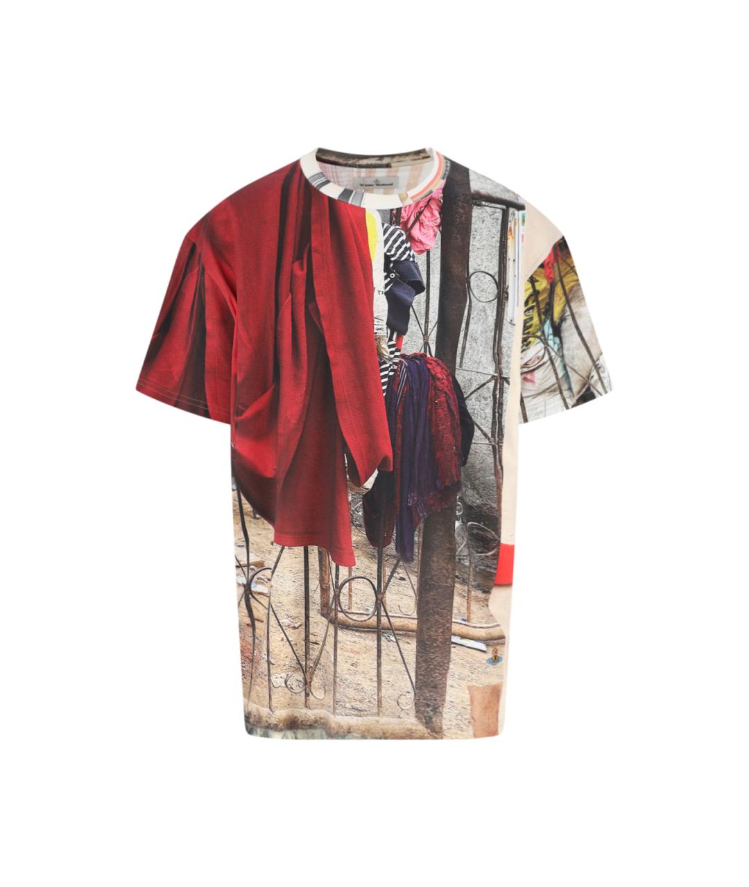 VIVIENNE WESTWOOD Мульти хлопковая футболка, фото 1
