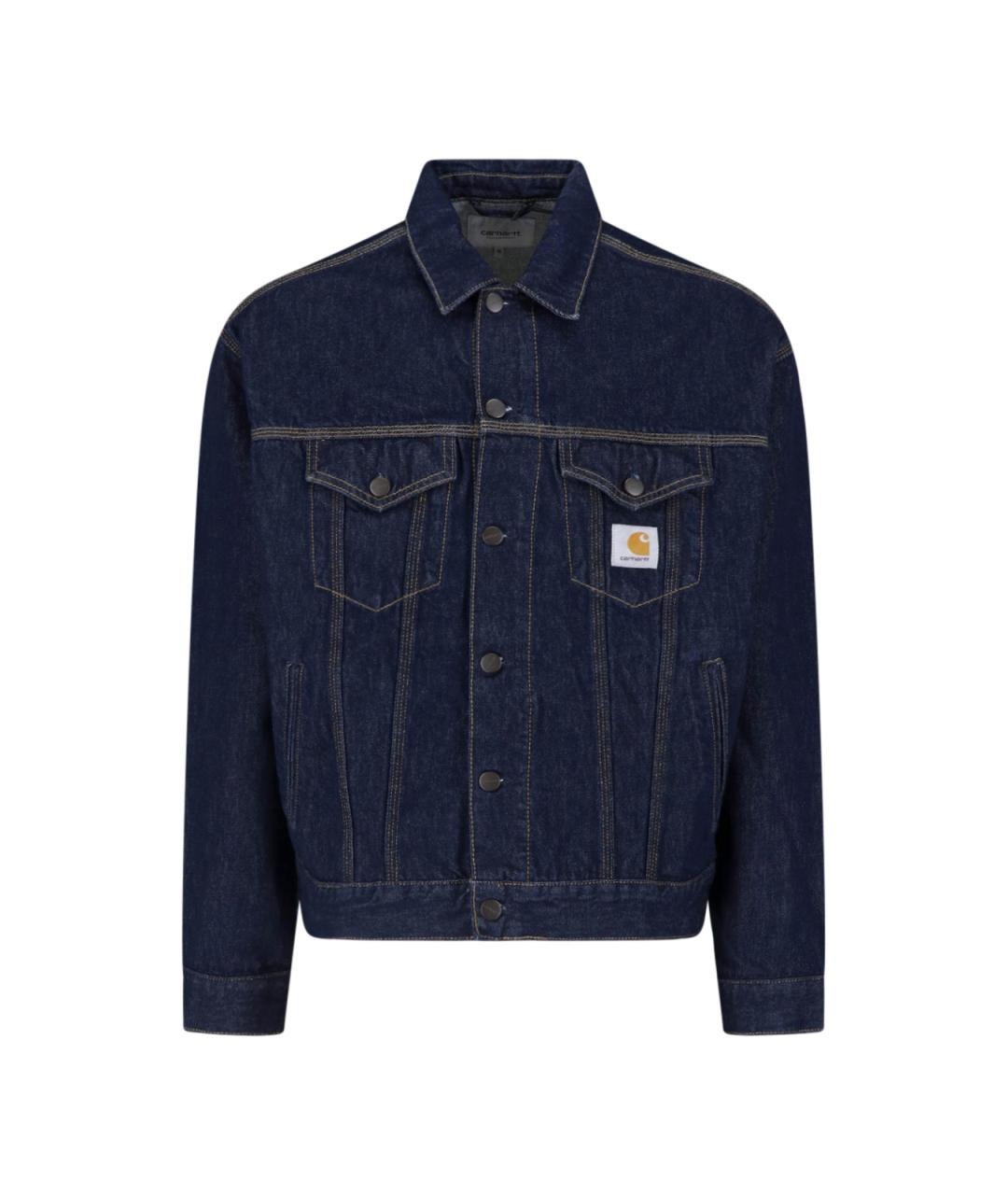 CARHARTT WIP Синяя хлопковая куртка, фото 1