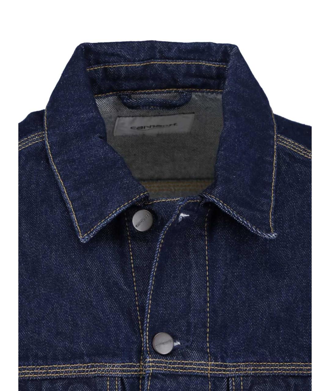 CARHARTT WIP Синяя хлопковая куртка, фото 3