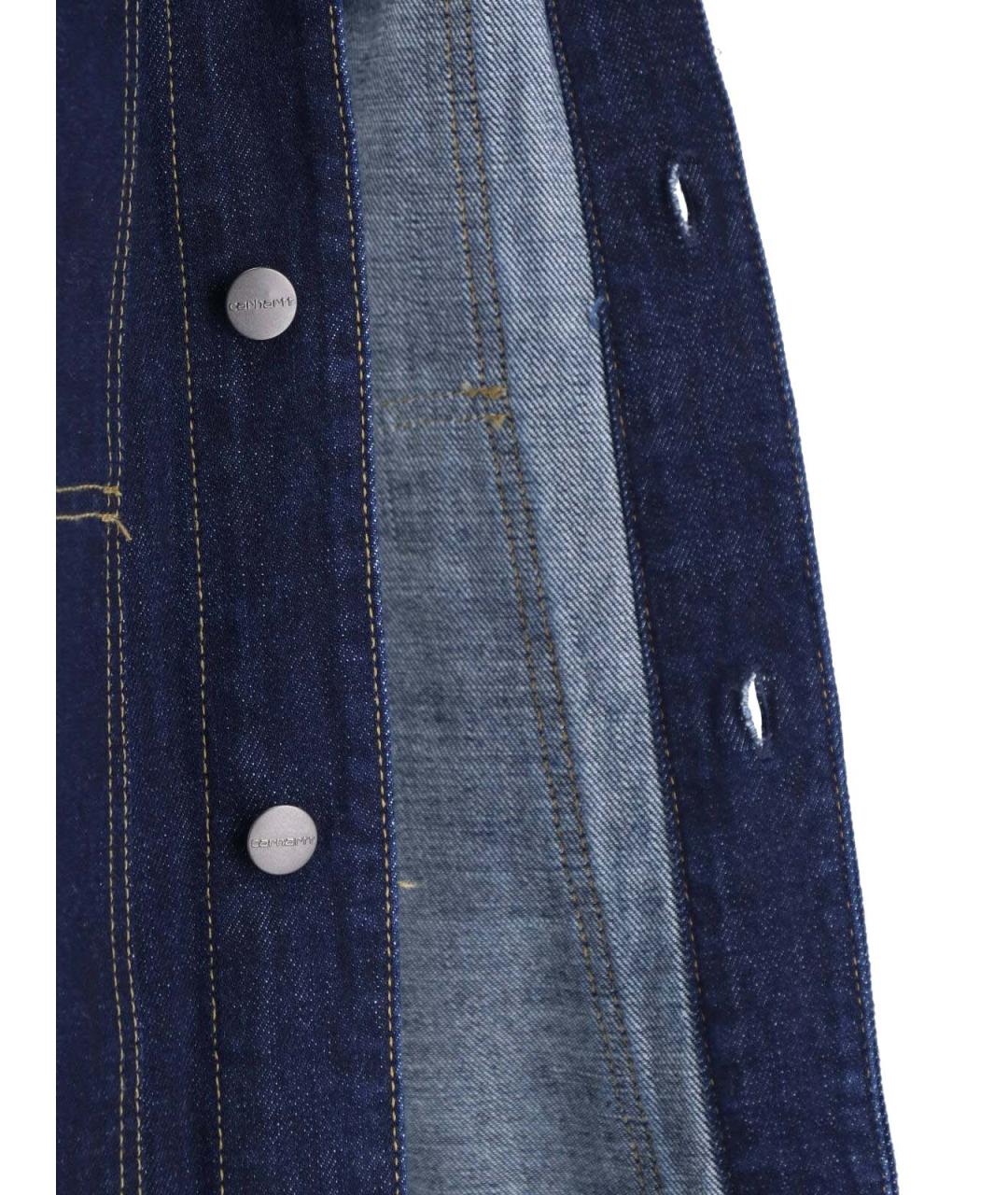 CARHARTT WIP Синяя хлопковая куртка, фото 5
